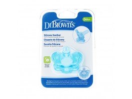 Imagen del producto Dr.Brown's chupete silicona azul 0-6 meses