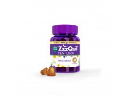 Imagen del producto Zzzquil NATURA gummies plátano y mango de melatonina 1mg y valeriana 
30u.